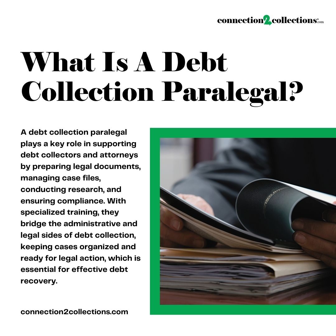 what is a debt collection paralegal