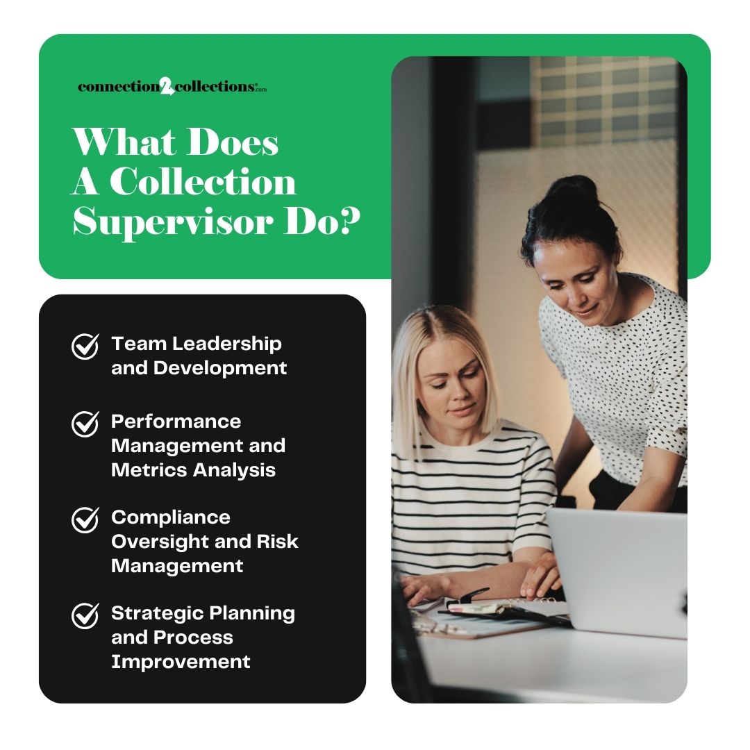 list of what a debt collections supervisor does